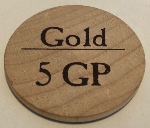 5 Gold Pieces - 2003 (Wooden)