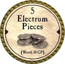 5 Electrum Pieces - 2008 (Gold)