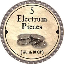 5 Electrum Pieces - 2008 (Platinum) - C37
