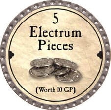 5 Electrum Pieces - 2008 (Platinum) - C