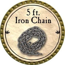 5 ft. Iron Chain - 2009 (Gold) - C
