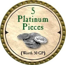 5 Platinum Pieces - 2007 (Gold) - C17