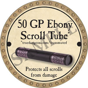50 GP Ebony Scroll Tube - 2017 (Gold)