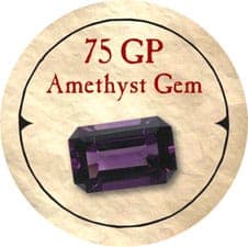 75 GP Amethyst Gem - 2005b (Wooden) - C12