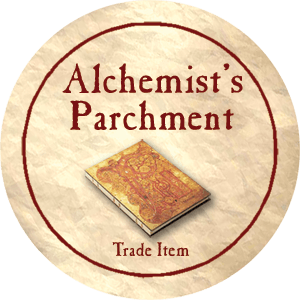 Alchemist’s Parchment - Yearless (Gold) - Unusable