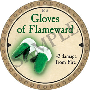 Gloves of Flameward - 2019 (Gold)