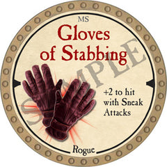 Gloves of Stabbing - 2019 (Gold)