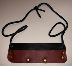 Three Token Leather Lanyard with Character Card Clip by Lunk the Rogue