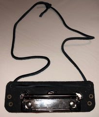 Three Token Leather Lanyard with Character Card Clip by Lunk the Rogue