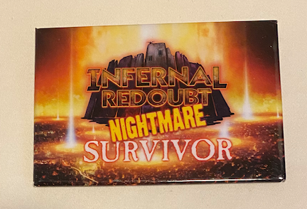 True Dungeon Infernal Redoubt Completion Button (Nightmare Survivor) - 2019