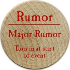 Major Rumor (R) - 2006 (Wooden) - C26