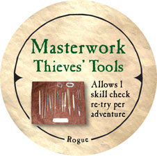 Masterwork Thieves' Tools - 2005b (Wooden) - UC