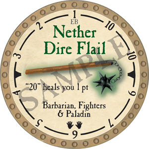 Nether Dire Flail - 2019 (Gold)