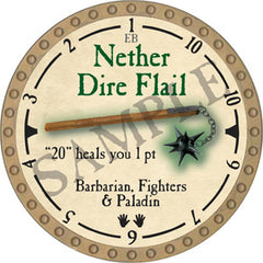 Nether Dire Flail - 2019 (Gold)