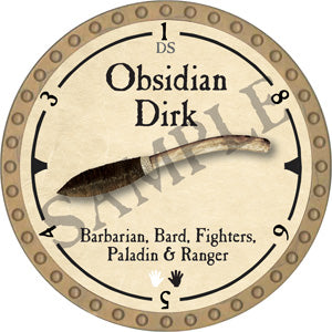 Obsidian Dirk - 2019 (Gold)