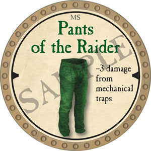 Pants of the Raider - 2019 (Gold)