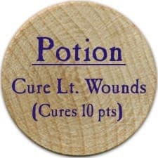 Potion Cure Lt. Wounds (UR) - 2005UR (Wooden) - C37