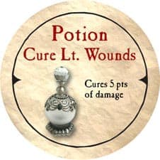Potion Cure Lt. Wounds (R) - 2005b (Wooden) - C12