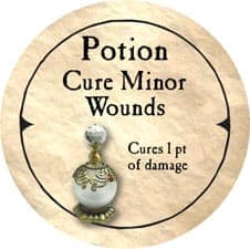Potion Cure Minor Wounds - 2005b (Wooden) - C26