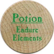 Potion Endure Elements - 2005b (Wooden) - C26