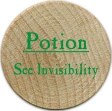 Potion See Invisibility - 2006 (Wooden)