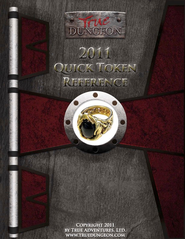 Free Digital Copy - True Dungeon Quick Token Reference 2011