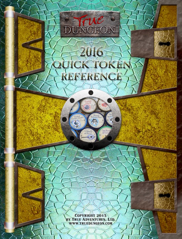 Free Digital Copy - True Dungeon Quick Token Reference 2016
