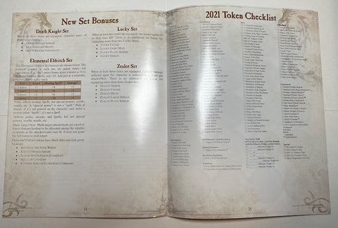 True Dungeon Quick Token Reference 2021