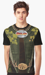 Dungeon Adventure Graphic T-Shirt: Druid