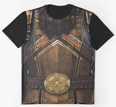 Dungeon Adventure Graphic T-Shirt: Dwarf Fighter