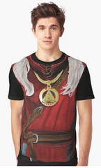 Dungeon Adventure Graphic T-Shirt: Elf Wizard