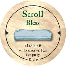 Scroll Bless - 2005a (Wooden) - C26