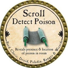 Scroll Detect Poison (C) - 2004 (Wooden)