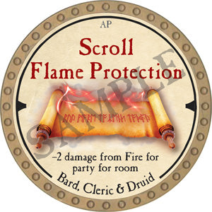 Scroll Flame Protection - 2019 (Gold) - R