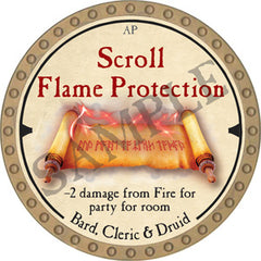 Scroll Flame Protection - 2019 (Gold) - R