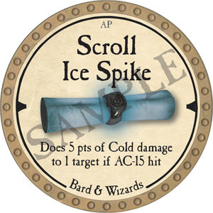 Scroll Ice Spike - 2019 (Gold)