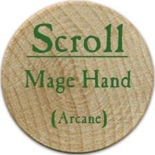 Scroll Mage Hand - 2006 (Wooden)