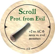 Scroll Prot. from Evil - 2003 (Wooden) - C37