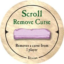 Scroll Remove Curse (UC) - 2006 (Wooden)