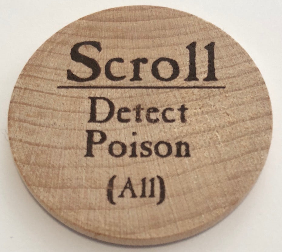 Scroll Detect Poison (C) - 2003 (Wooden) - C37