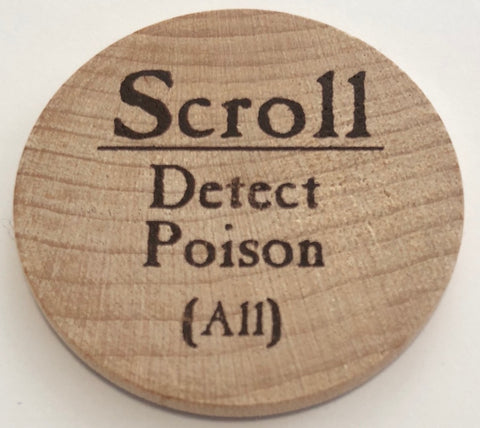 Scroll Detect Poison (C) - 2003 (Wooden) - C37