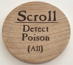 Scroll Detect Poison (C) - 2004 (Wooden) - C37