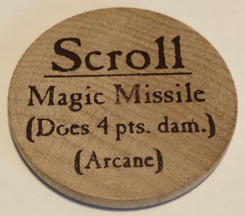 Scroll Magic Missile - 2003 (Wooden)