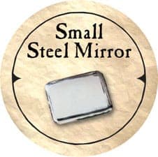 Small Steel Mirror - 2005a (Wooden)