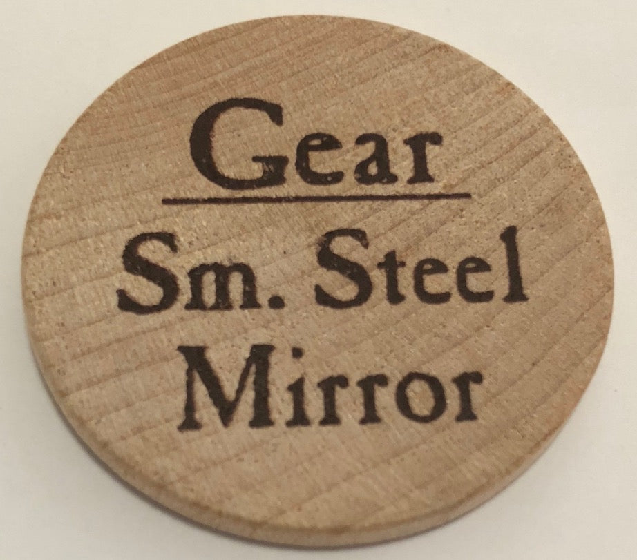 Small Steel Mirror - 2003 (Wooden)