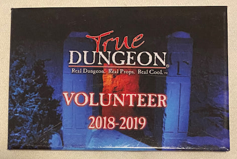 True Dungeon Volunteer Button - 2018-2019 - C17
