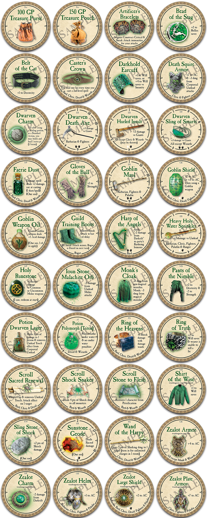 Complete Uncommon Set - 2021 (Gold) - C22
