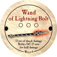Wand of Lightning Bolt - 2005b (Wooden)