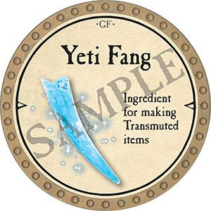 Yeti Fang - 2021 (Gold) - C26