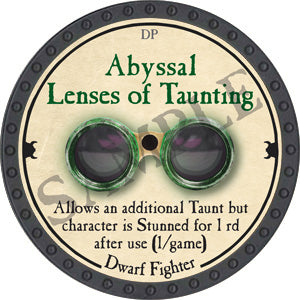 Abyssal Lenses of Taunting - 2018 (Onyx) - C26